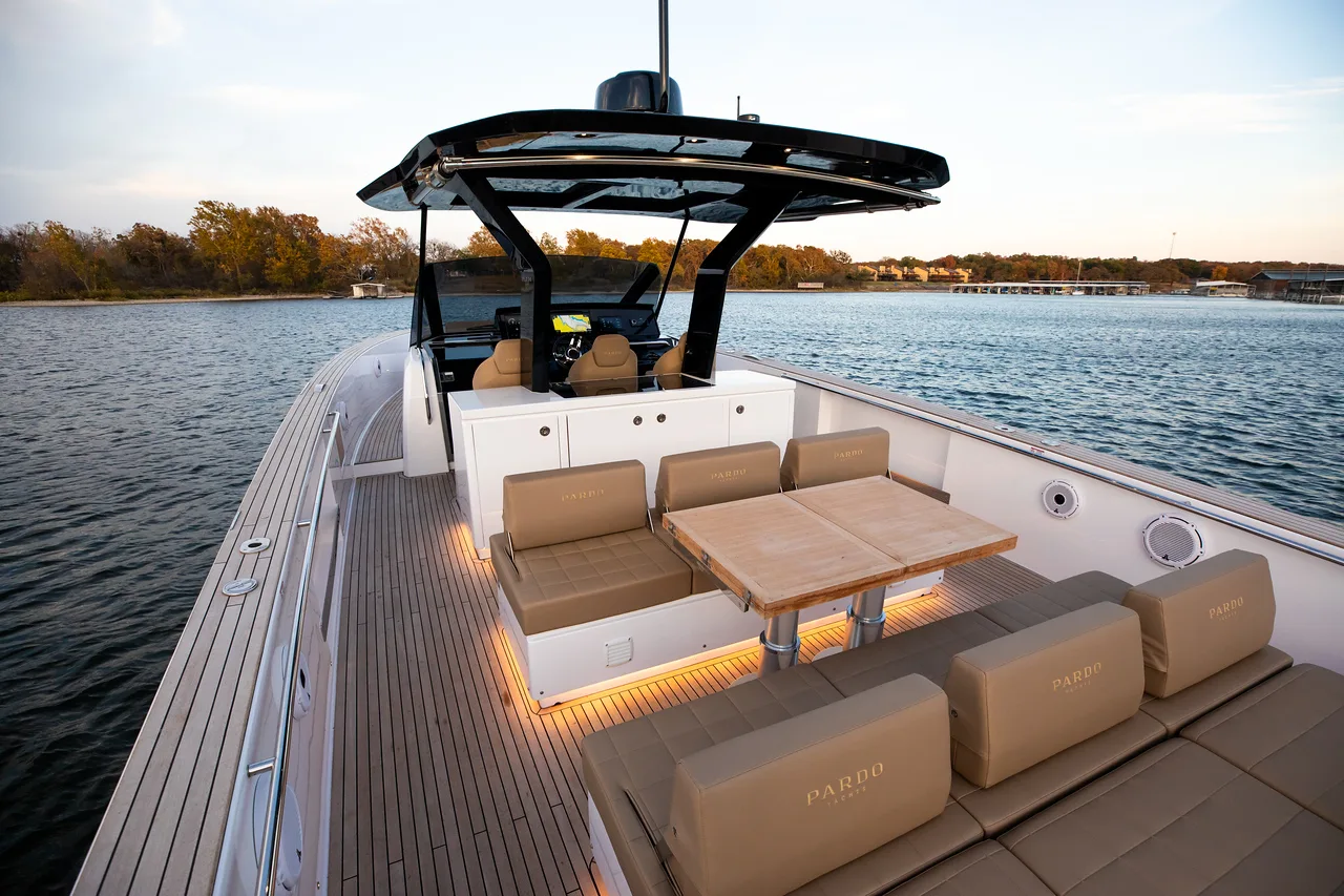 Pardo Yachts on the water at Ugly John's, professional photo 3