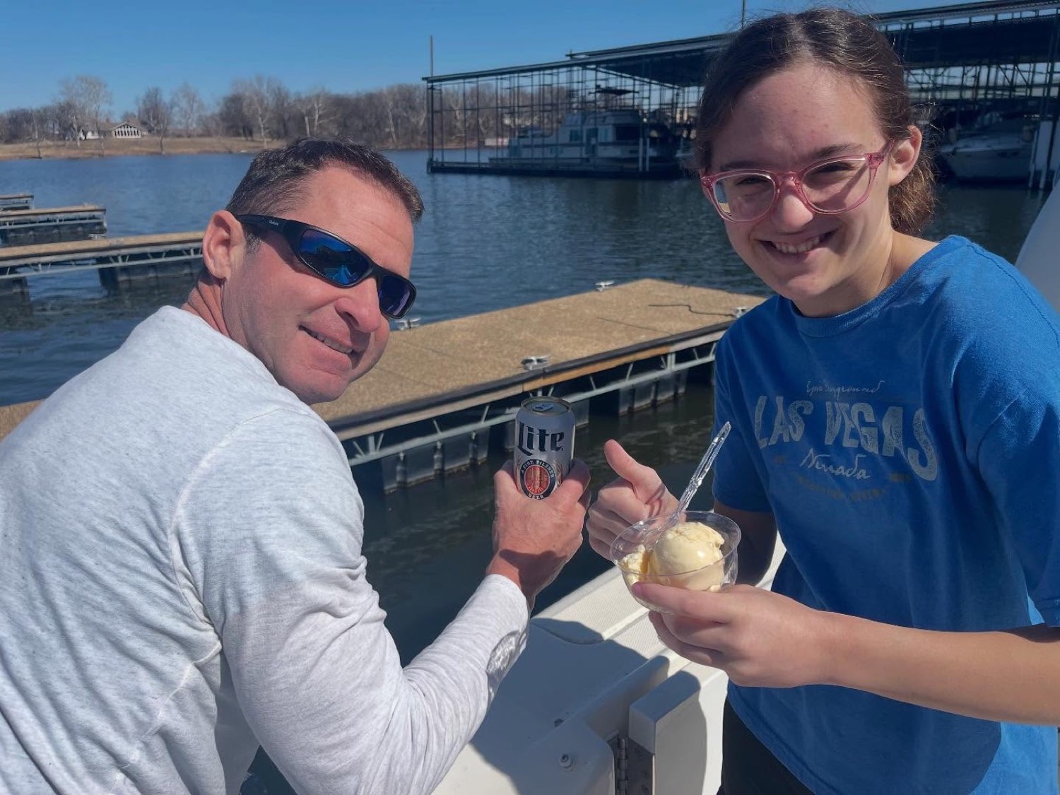 Renters loading up at the Carlton Landing dock